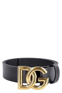 Dolce & Gabbana Dg Buckle Leather Belt