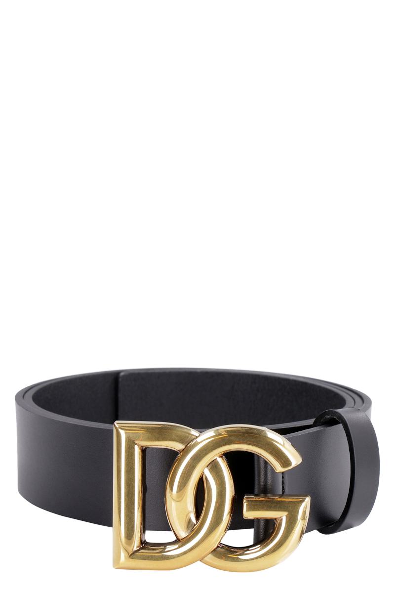 Dolce & Gabbana Dg Buckle Leather Belt