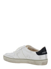 'Soul-Star' White Low Top Sneakers With Logo Patch On The Tongue And Logo Lettering On The Rear In Leather Man