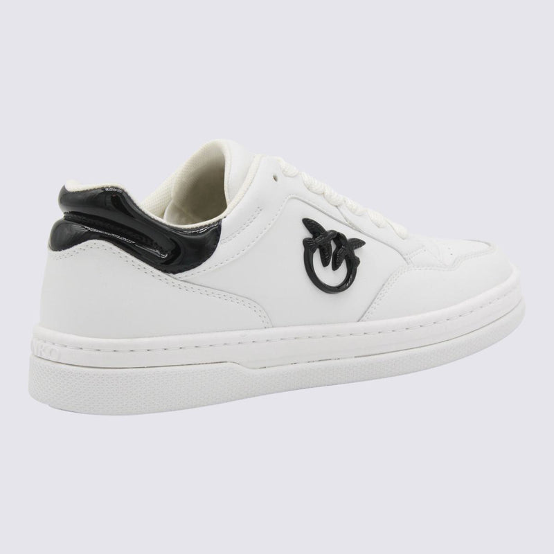 Pinko White And Black Sneakers