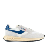 Autry Reelwind Low Nylon And Suede White And Limoges Sneakers