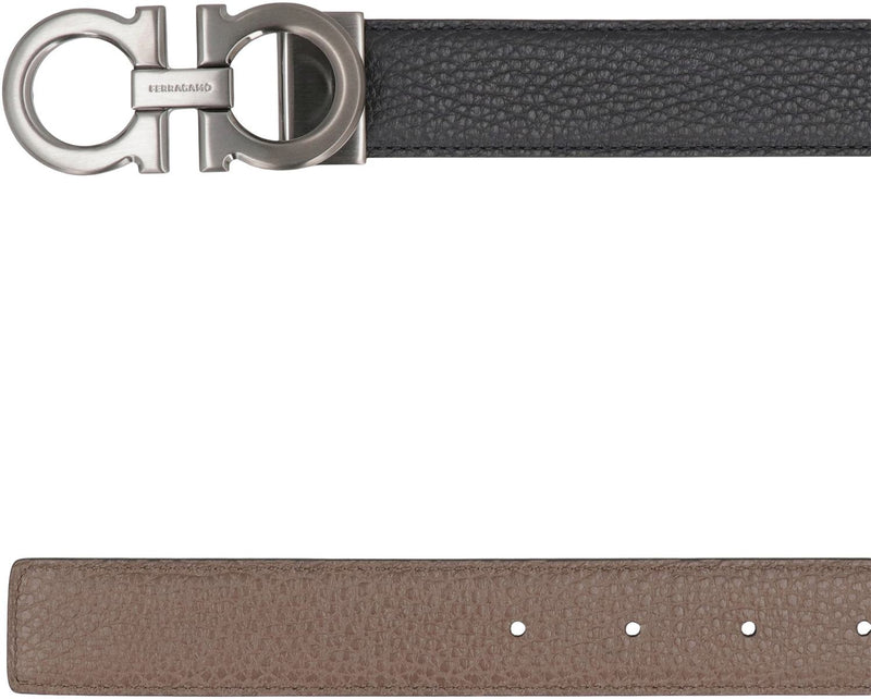 Salvatore Ferragamo Reversible Leather Belt