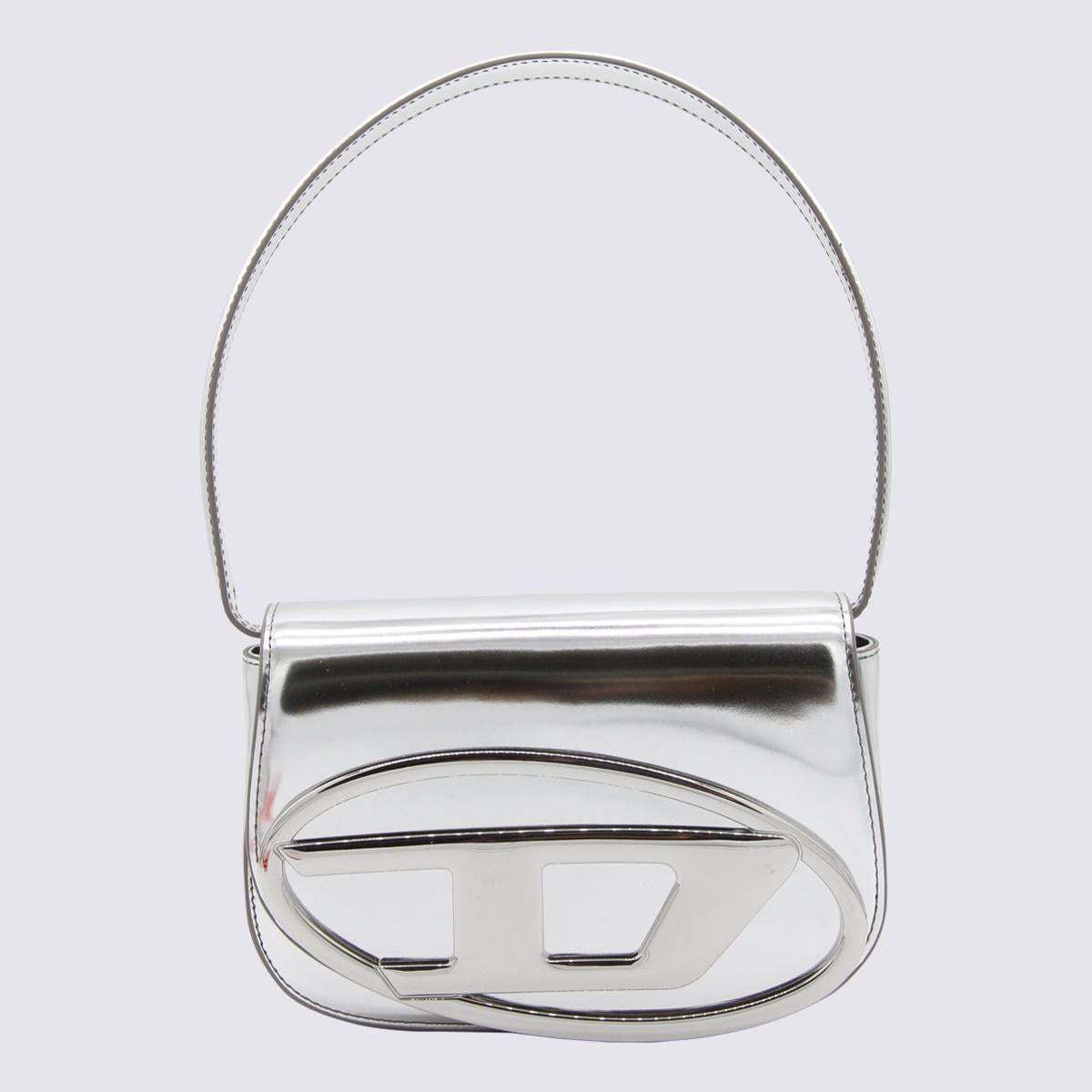 Diesel Silver Metal 1Dr Shoulder Bag