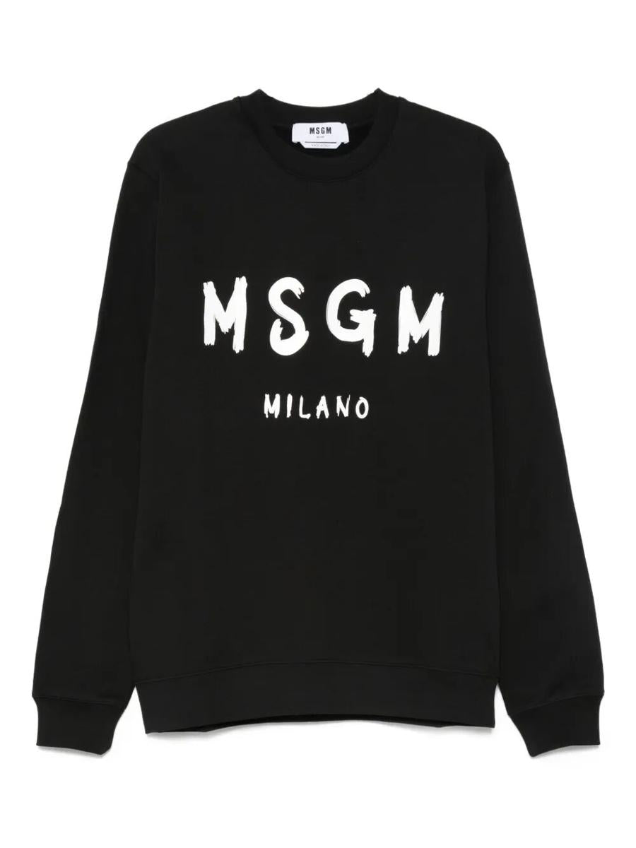 Msgm Logo Sweatshirt Clothing