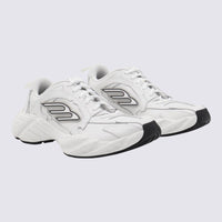 Balenciaga White Leather Monday Sneakers