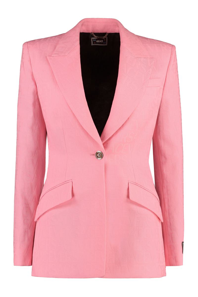 Versace Wool Single-Breasted Blazer