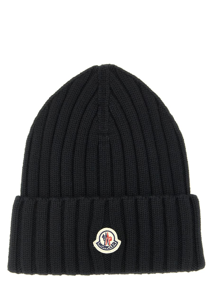 Moncler Logo Patch Beanie