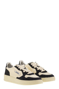 Autry Medalist Low - Sneakers With Two-Tone Glitter