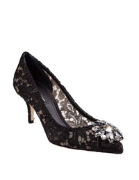 Dolce & Gabbana Bellucci Lace Pumps Taormina With Embroidery