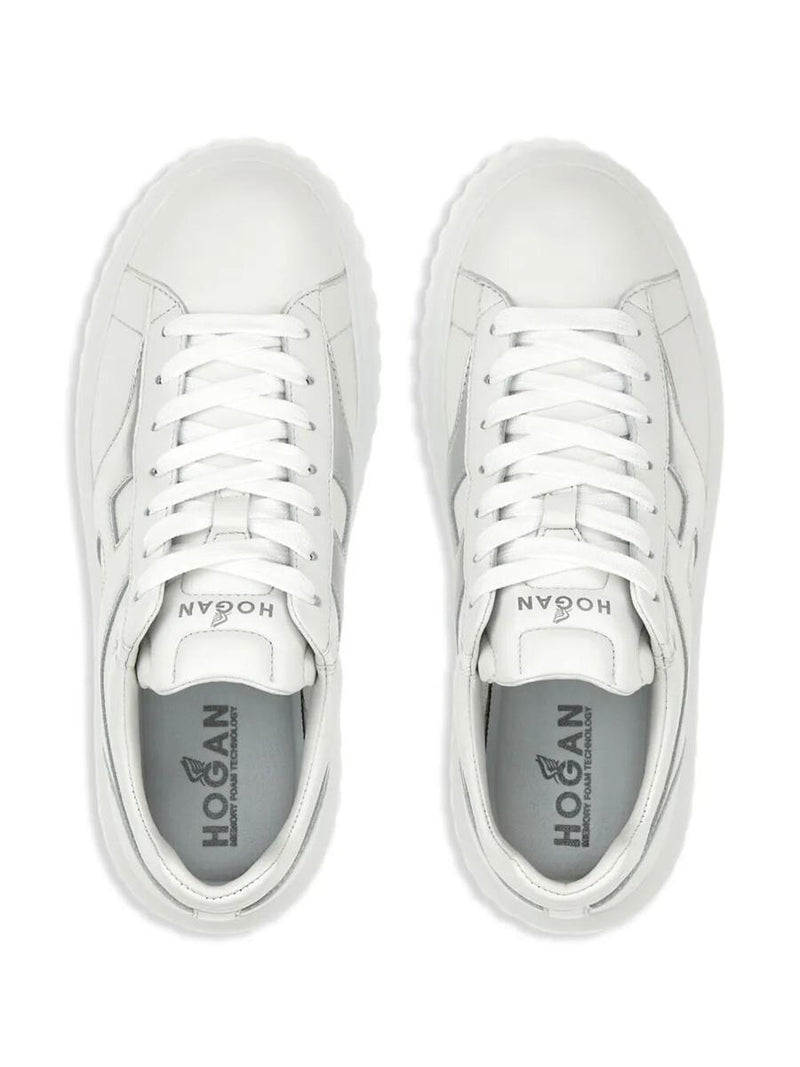 Hogan H-Stripes Nappa Leather Sneakers Shoes