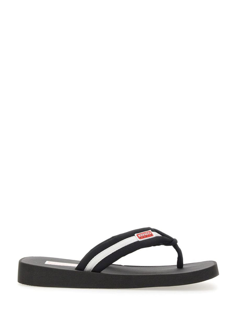 Kenzo Slide Sandal With Logo