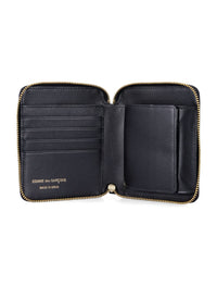 Comme Des Garçons Embossed Logotype Leather Wallet