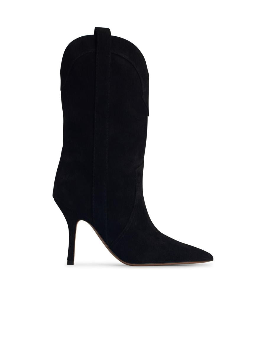 Paris Texas 'Paloma' Black Suede Boots