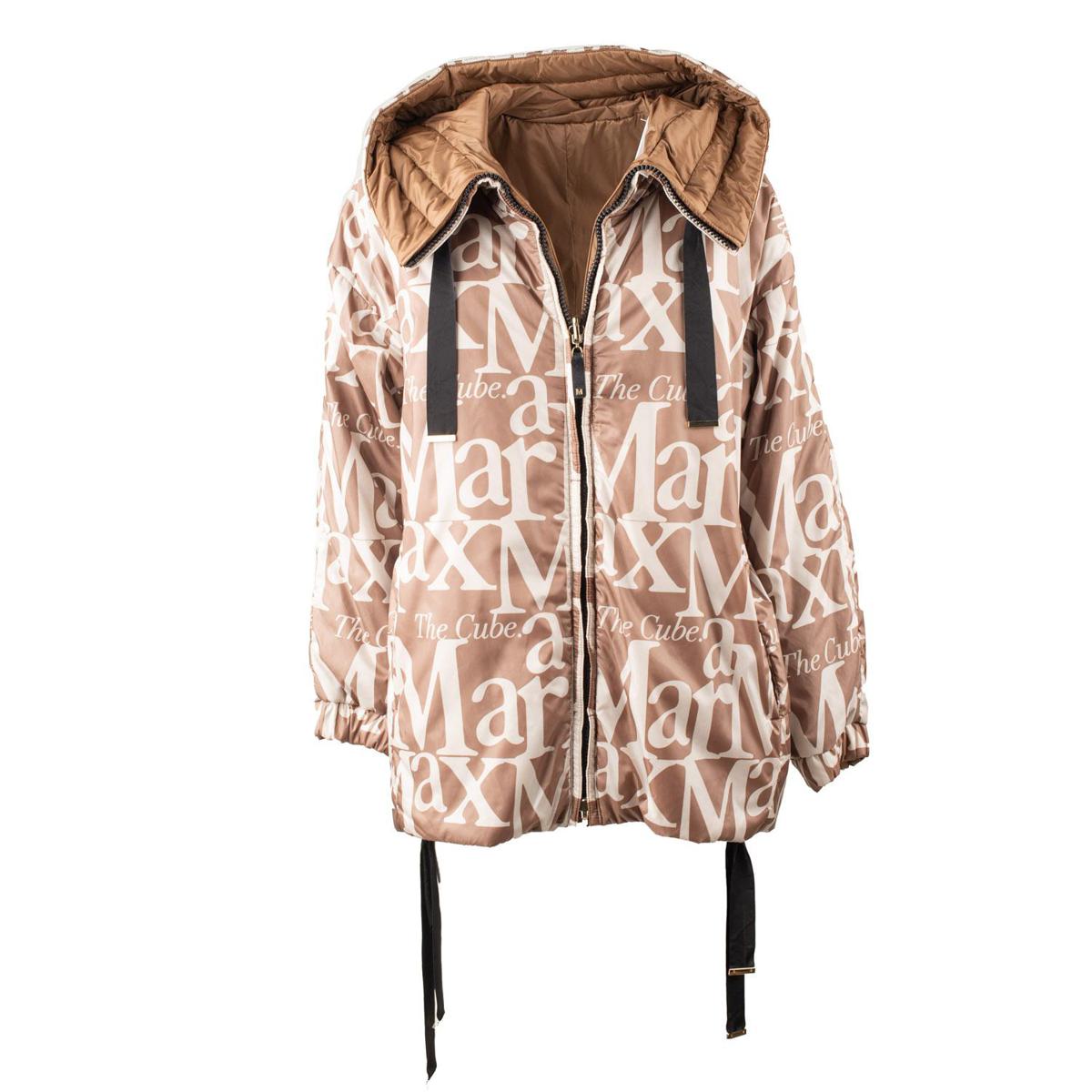 Max Mara Reversible Down Jacket With Camel Hood