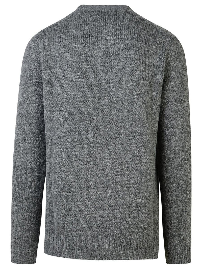 Jil Sander Grey Alpaca Blend Sweater