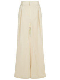 Maison Margiela 'Over' Ivory Cotton Blend Pants