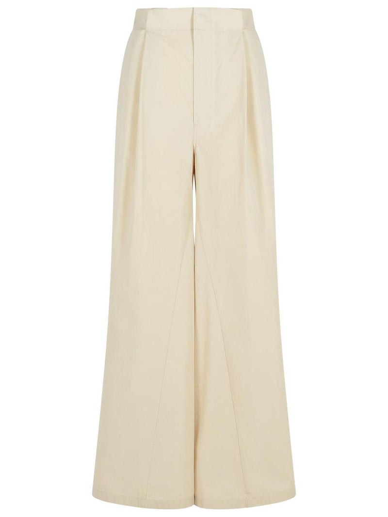 Maison Margiela 'Over' Ivory Cotton Blend Pants