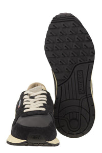 Autry Reelwind - Suede And Technical Textile Trainer