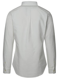 Polo Ralph Lauren Oxford Shirt In White Cotton
