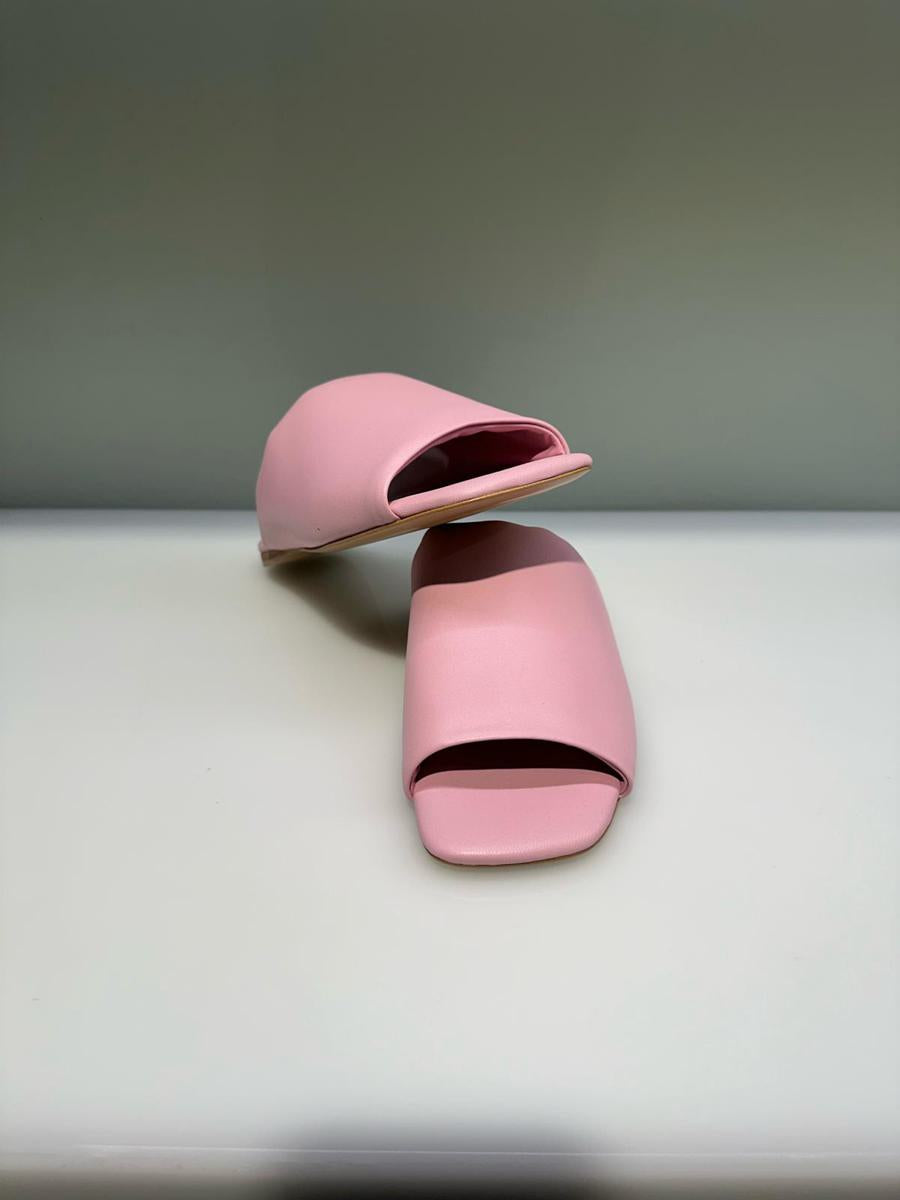 La Rose Sabot Nappa Pink