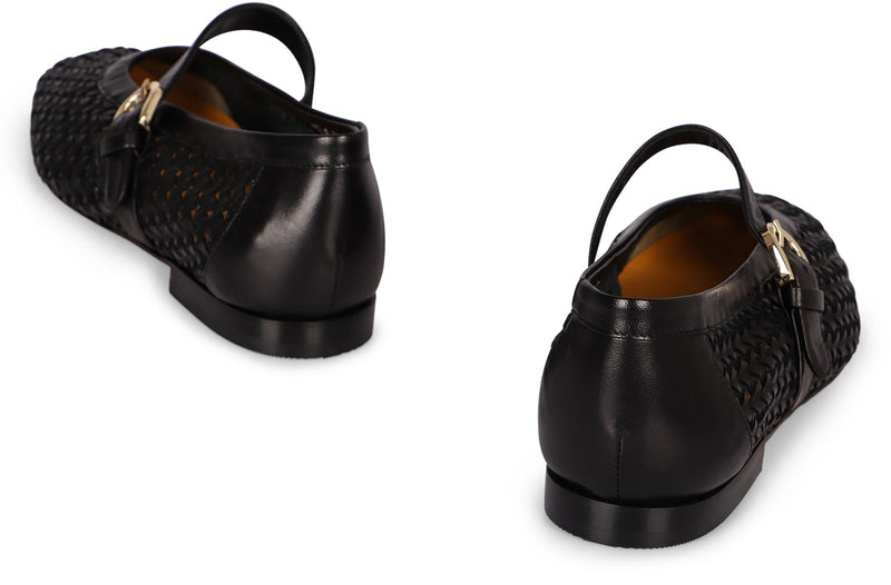 Doucal's Leather Ballet Flats