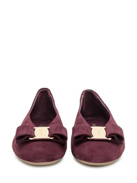 Salvatore Ferragamo Ferragamo Ballerinas In Suede