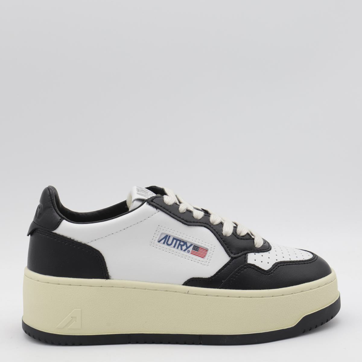 Autry White And Black Sneakers