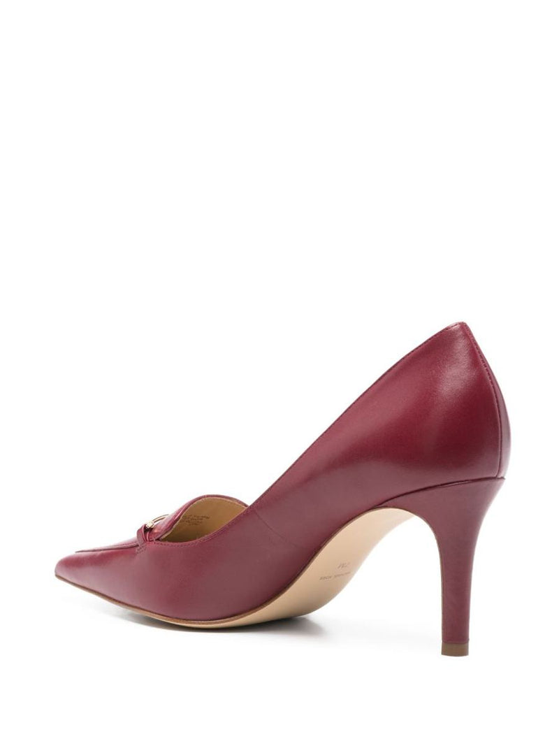 Michael Kors Burgundy Leather Pumps