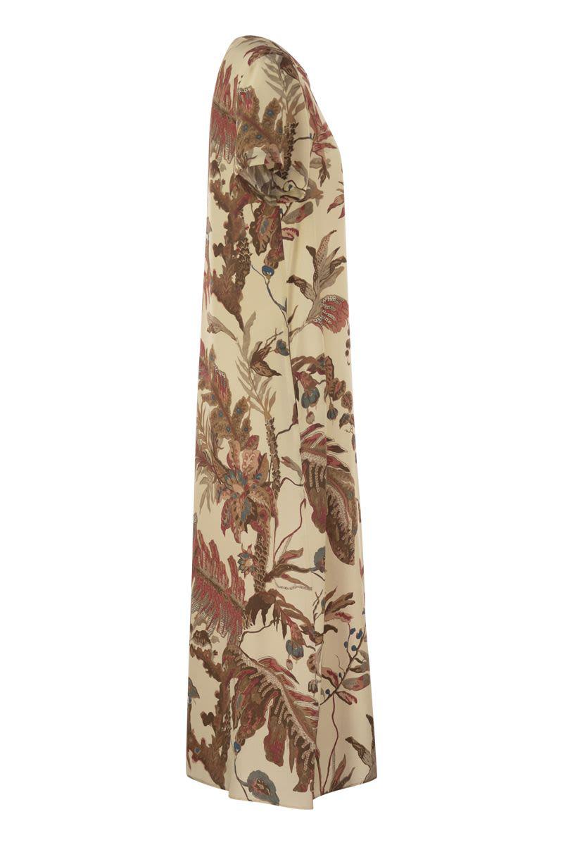 Weekend Max Mara Revere - Printed Silk T-Shirt Dress