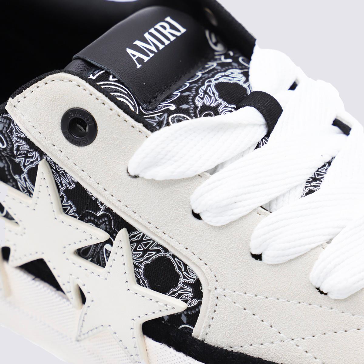Amiri Black And White Bandana Sneakers