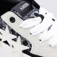 Amiri Black And White Bandana Sneakers