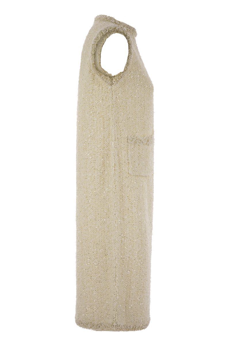 Fabiana Filippi Mini Dress In Tweed-Effect Yarn