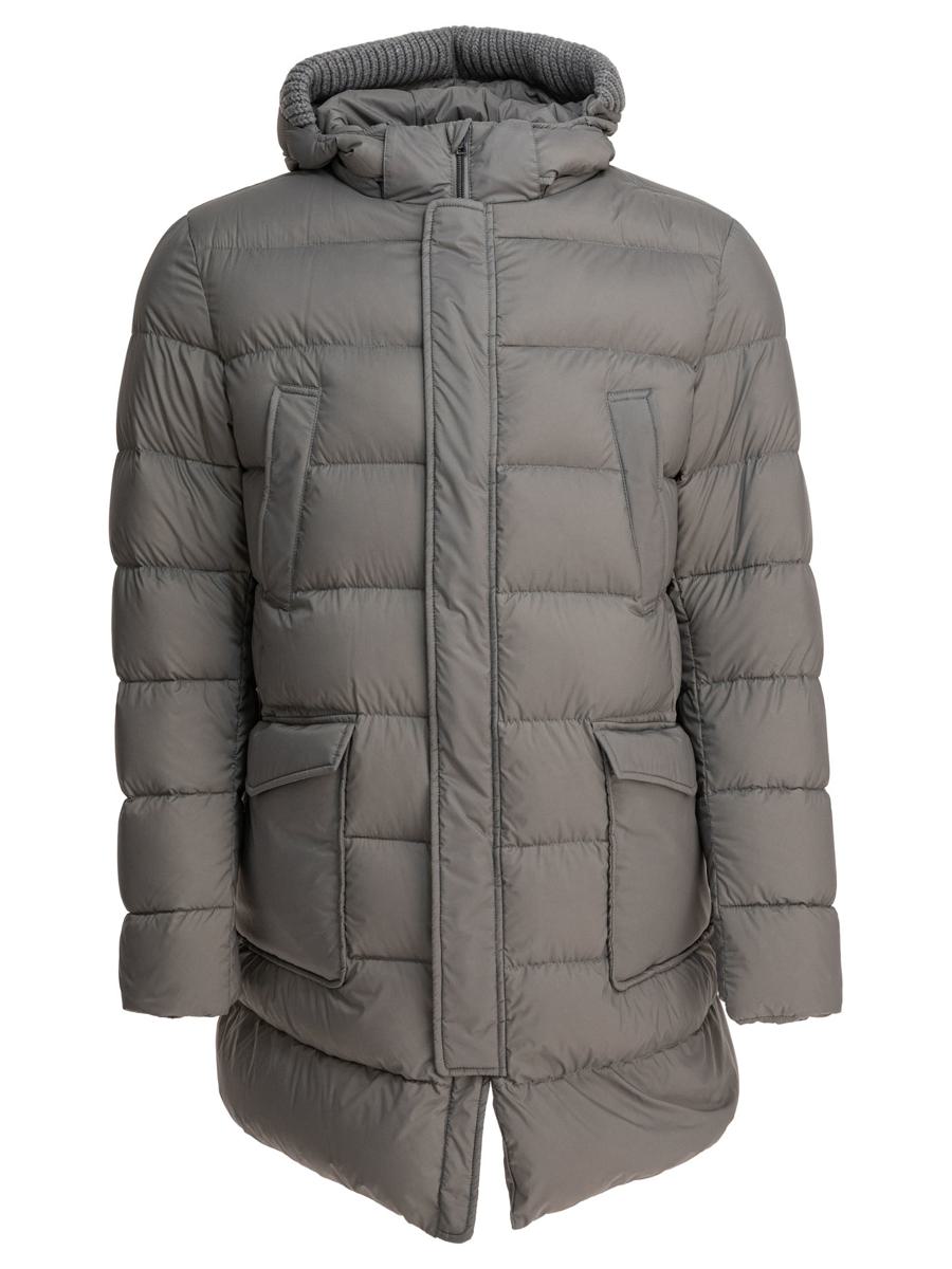 Herno Long Down Jacket With Hood