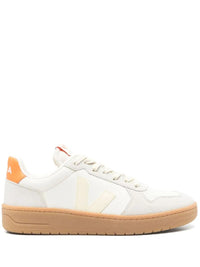 Veja V-82 Grained Leather Pure Sneakers Shoes