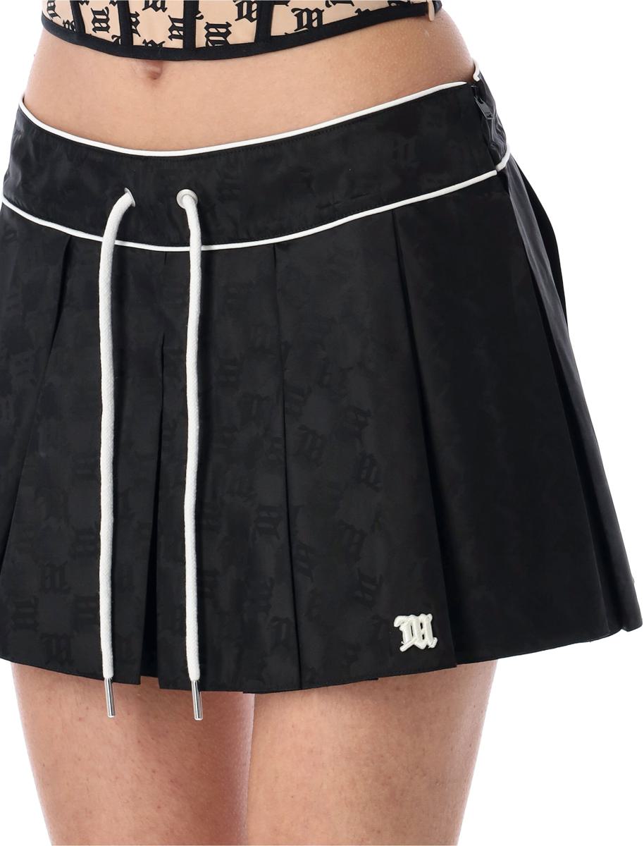 Misbhv Monogram Nylon Mini Skirt