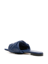 Bottega Veneta Lido Leather Flat Sandals