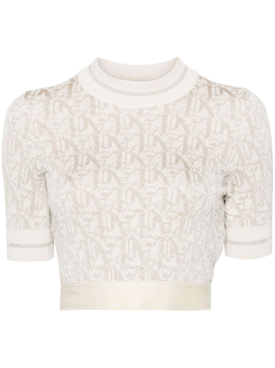 Palm Angels Monogram-Jacquard T-Shirt