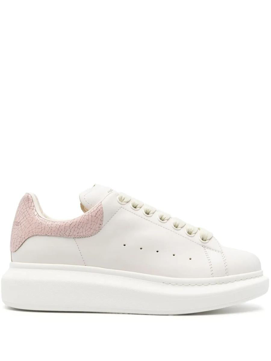 Alexander McQueen Oversized Sneaker With Crackled Heel Tab Shoes