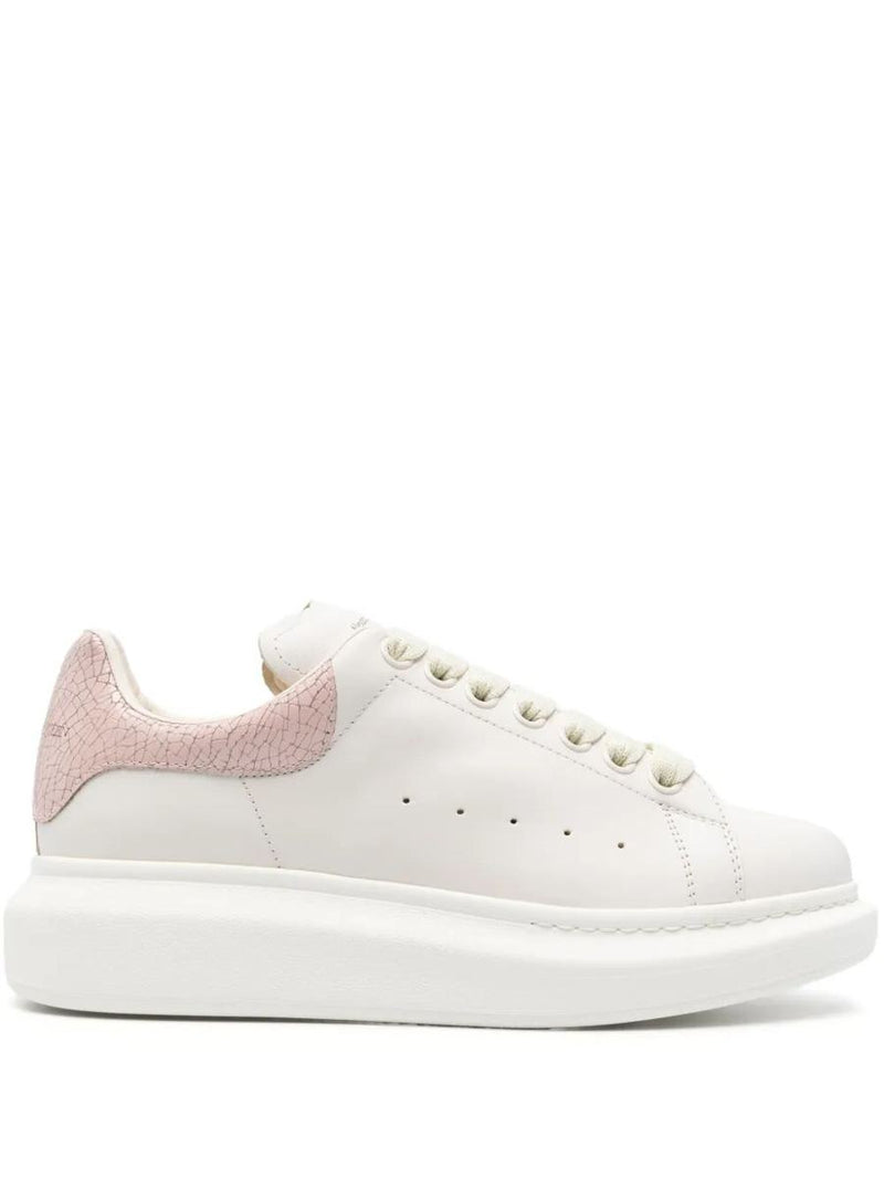 Alexander McQueen Oversized Sneaker With Crackled Heel Tab Shoes