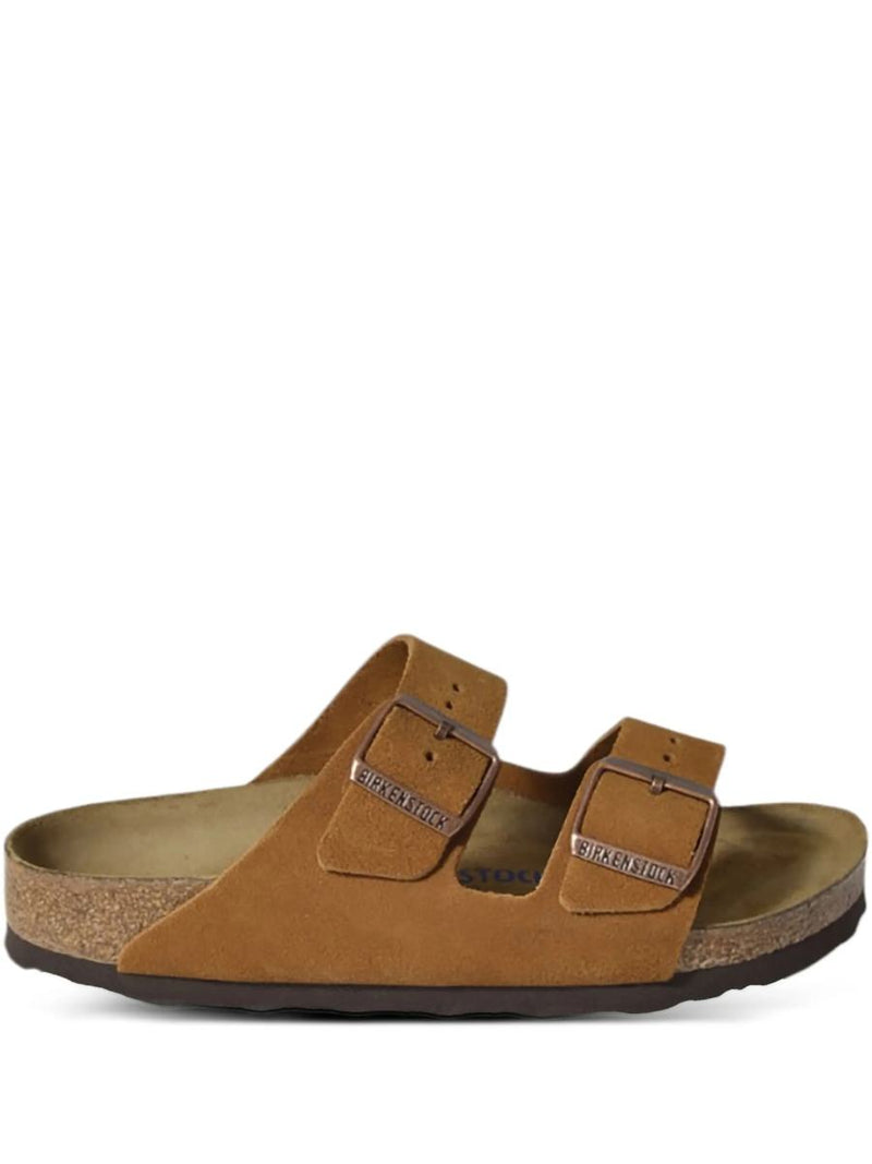 Birkenstock Arizona Sfb Mink, Suede Leather Shoes