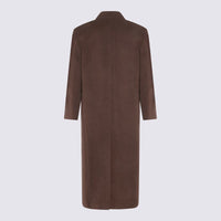 Auralee Brown Wool Coat