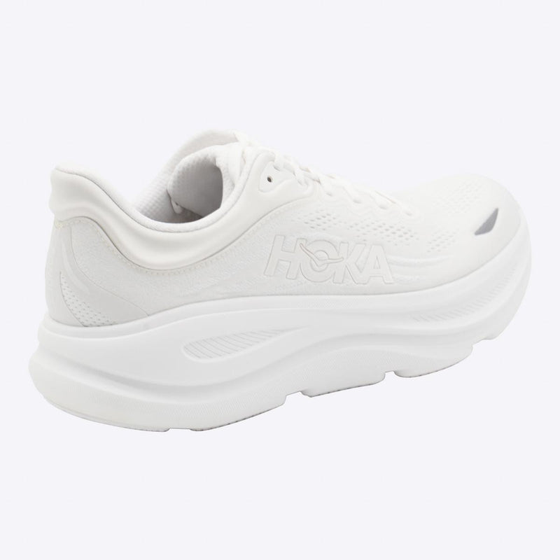 Hoka White Bondi 9 Sneakers