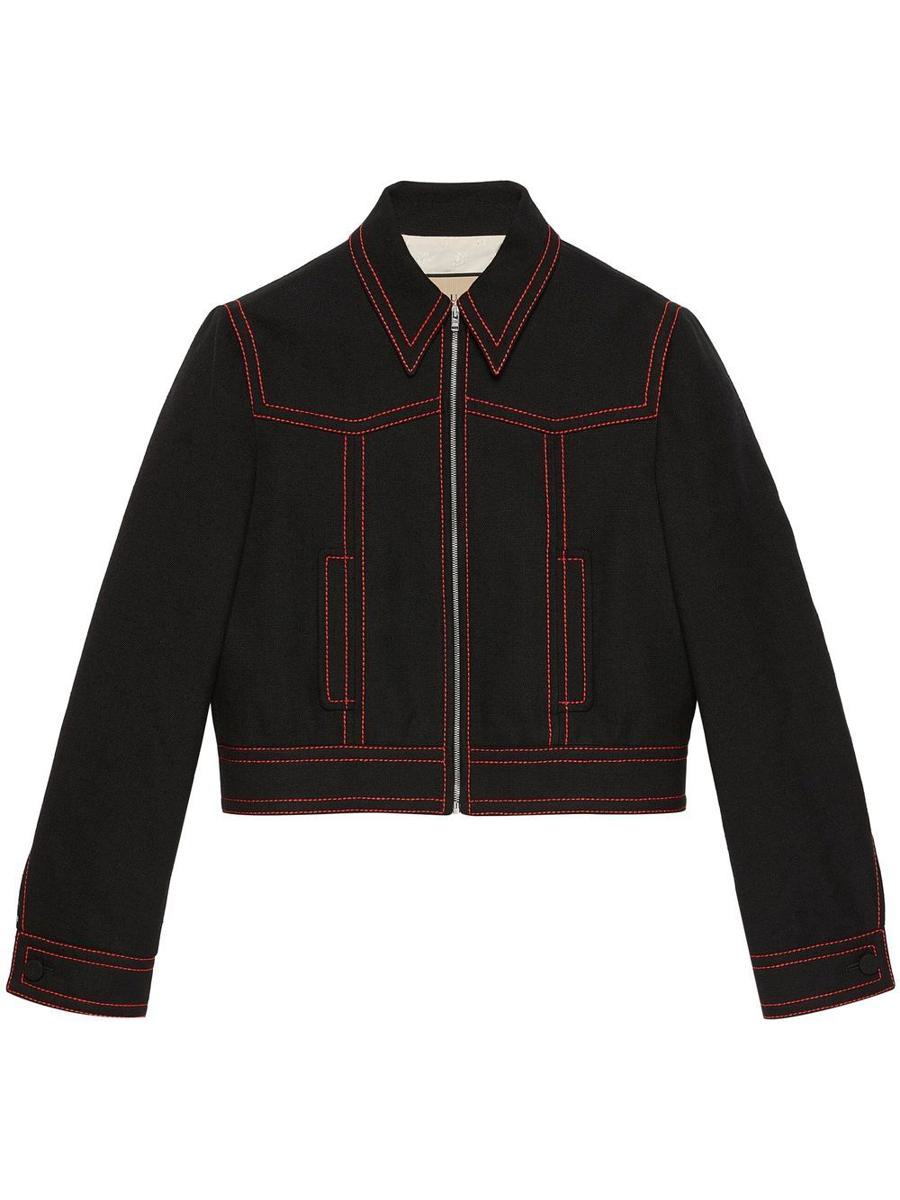 Gucci Zip-Up Bomber Jacket
