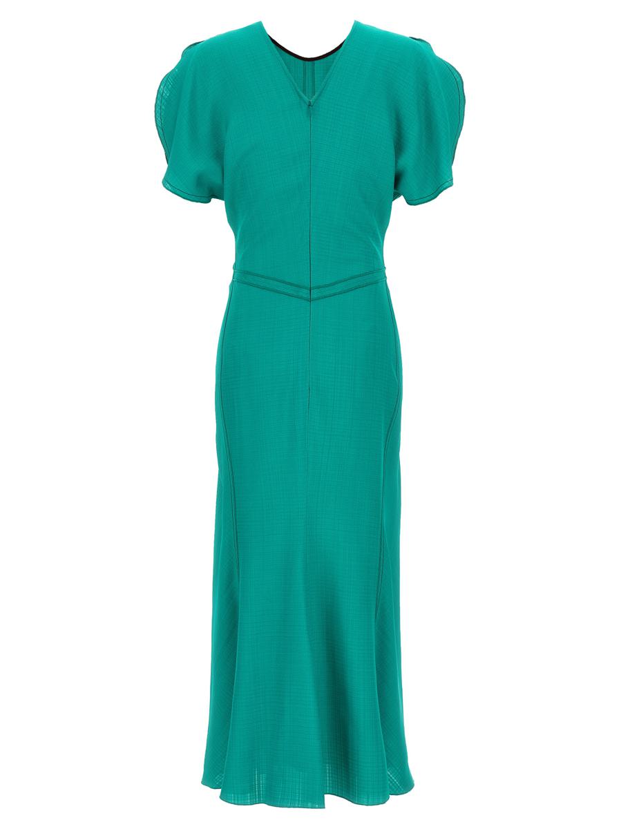 Victoria Beckham 'Gathered Waist Midi' Dress