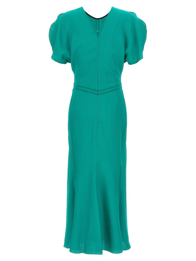 Victoria Beckham 'Gathered Waist Midi' Dress