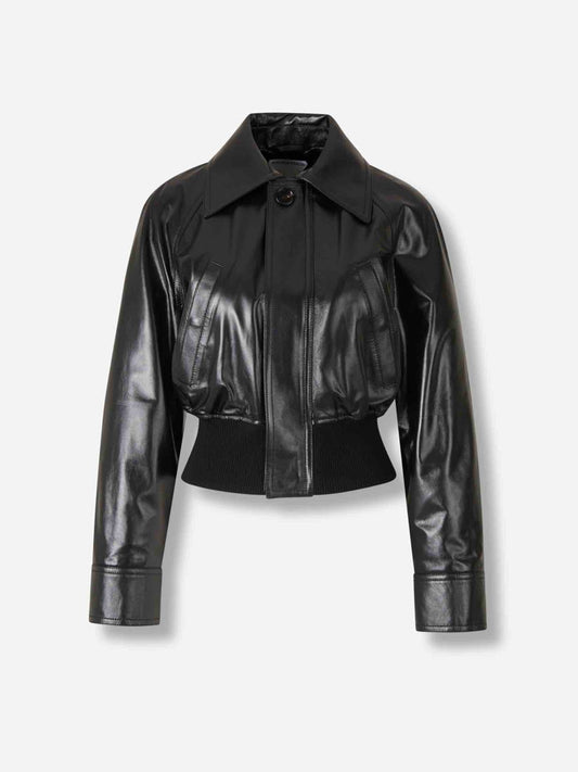Bottega Veneta Short Leather Jacket