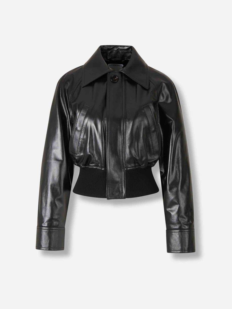 Bottega Veneta Short Leather Jacket