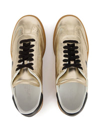 Isabel Marant Metallic Leather Kaycee Sneakers Shoes
