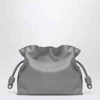 Loewe Medium Flamenco Clutch Bag Grey/Light Ghost