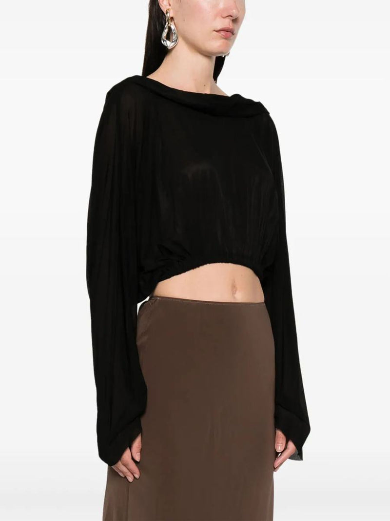 Rick Owens Cropped Hooded Tunic